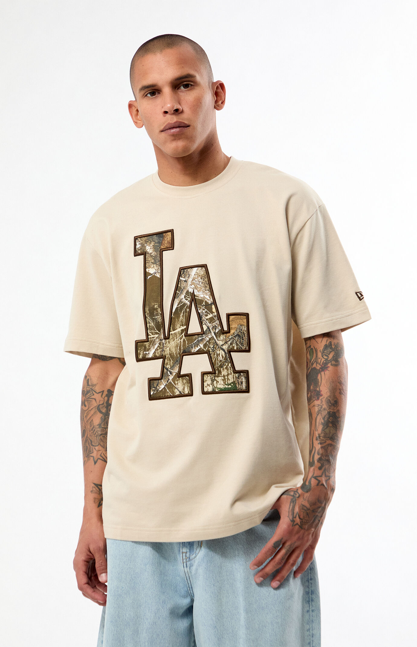 New Era LA Dodgers Real Tree Camo T-Shirt | Pacsun
