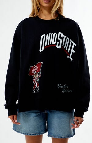 x Pacsun Ohio State Crew Neck Oversized Sweatshirt image number 2