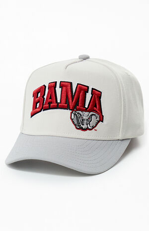 NCAA Alabama Crimson Tide Pinch Snapback Hat image number 3