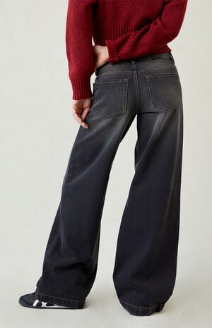 Casey Low Rise Baggy Jeans Black Tinted Casey Low Rise Baggy Jeans Black Tinted image number 3