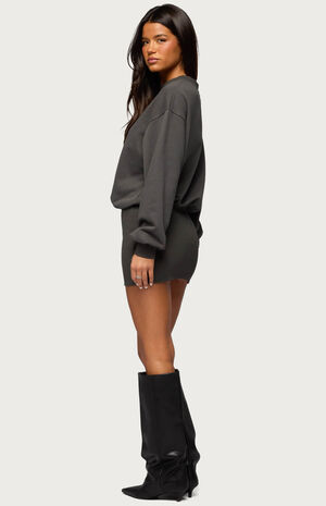 Jannah Sweatshirt Mini Dress image number 4