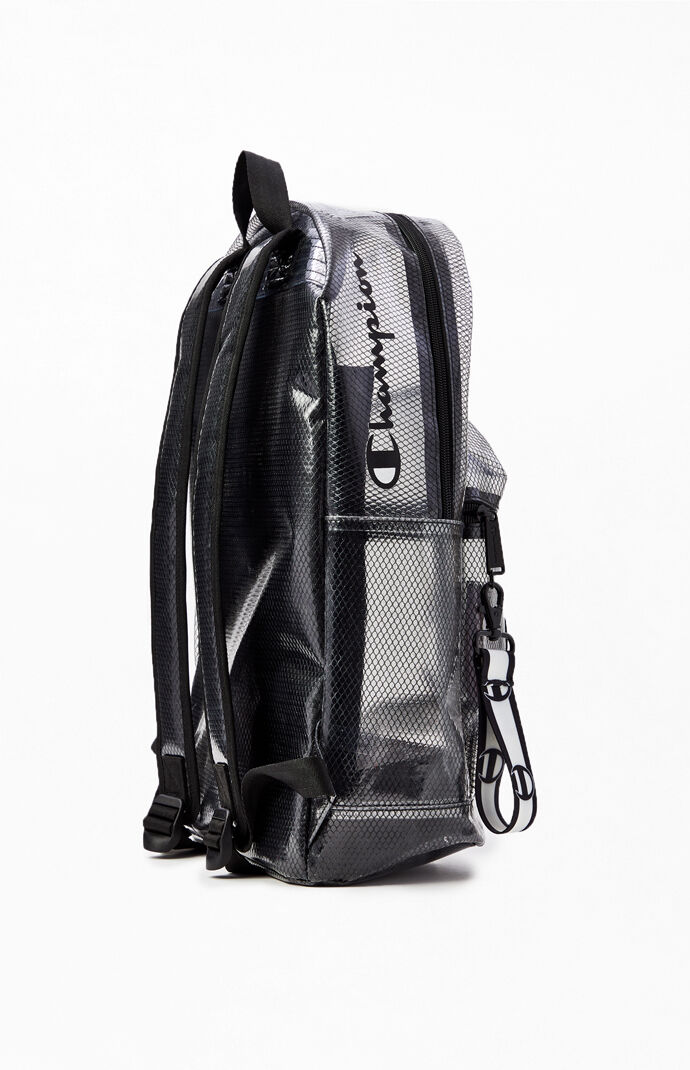 champion supercize clear iridescent backpack