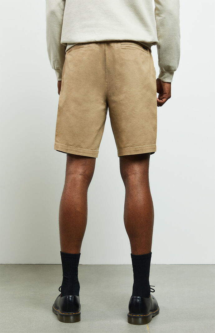Khaki Slim Fit Chino Shorts