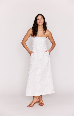 Alesia Lace Back Maxi Dress image number 2