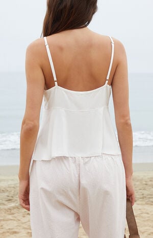 White Tiffany Tank Top image number 4