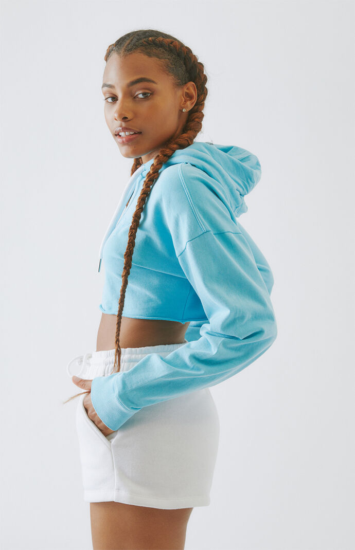 Tommy Hilfiger Crop Logo Hoodie at PacSun.com