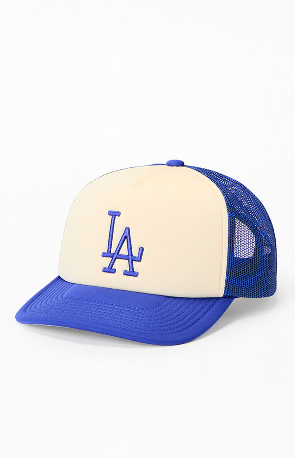 Mitchell & Ness LA Dodgers Vintage Block Trucker Hat | Pacsun display picture 3