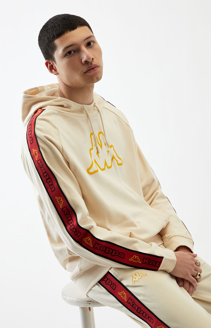 Beige Logo Tape Apet 2 Hoodie