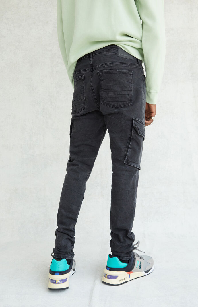 PacSun Stacked Skinny Cargo Jeans at PacSun.com