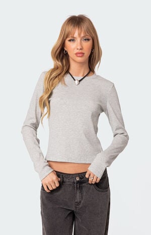 Marny Long Sleeve Waffle T-Shirt image number 1