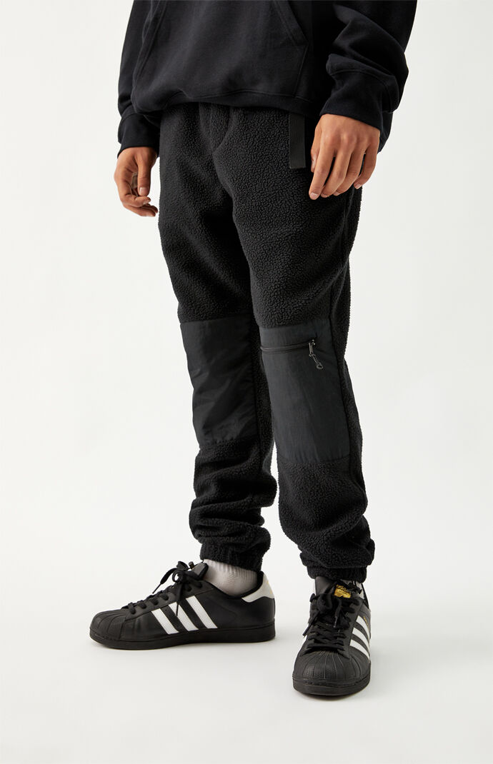 Black Polar Fleece Pants