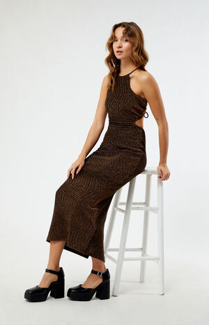 Alani Tie Back Midi Dress image number 4