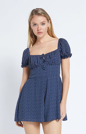 Tie Front Romper image number 2