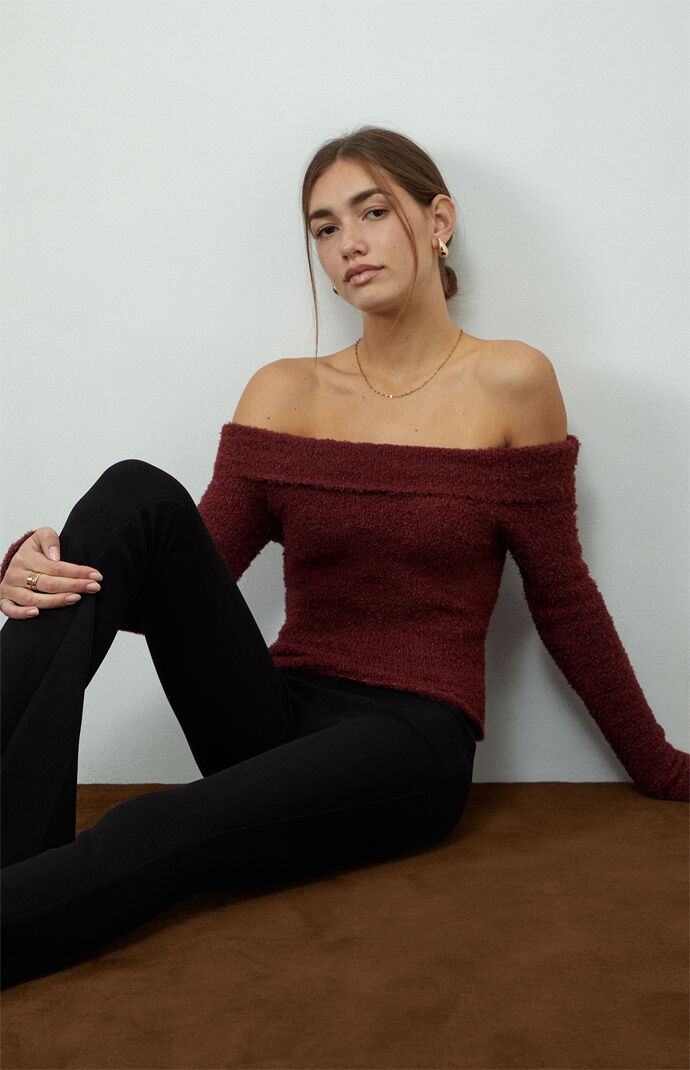 Beverly and Beck Cadence Off-The-Shoulder Sweater