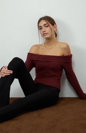 Cadence Off-The-Shoulder Sweater image number 1