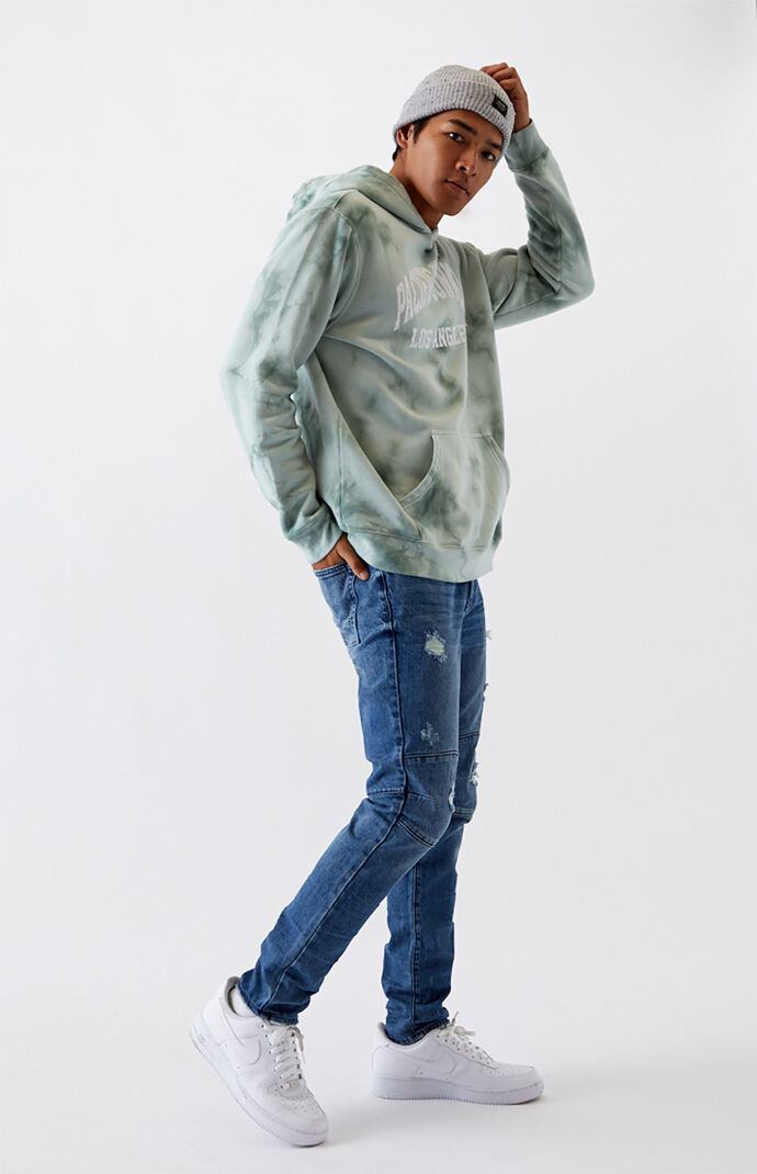 Medium Biker Stacked Skinny Jeans