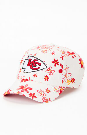 Kids Kansas Chiefs Floral Dad Hat image number 4