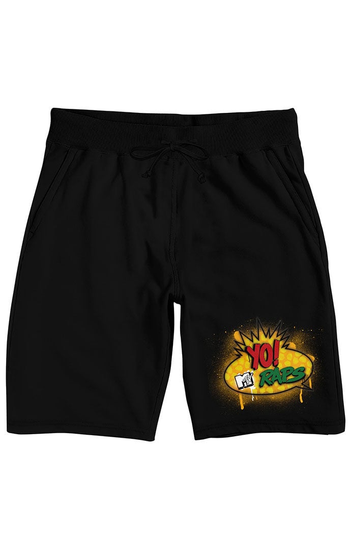 PacSun Yo MTV Raps Gold Logo Sweat Shorts