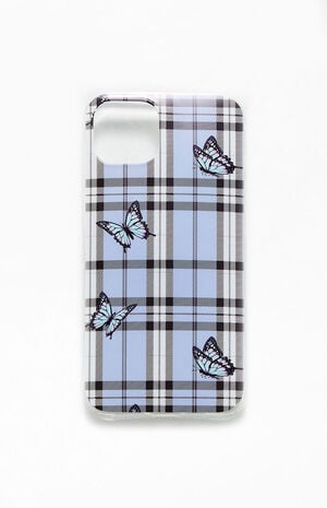 Plaid Butterfly iPhone 13/14 Case image number 1