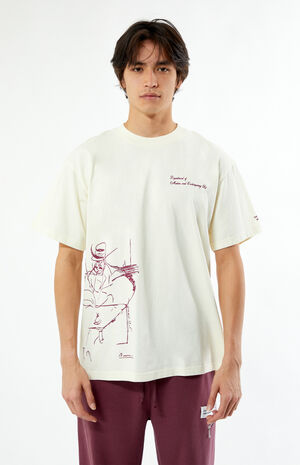 x PacSun Man at a Caf&eacute; Table Paris T-Shirt image number 1