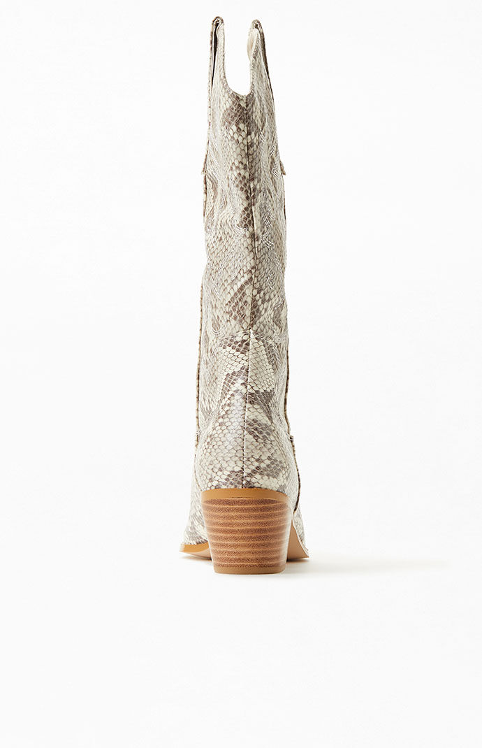 Billabong shop snakeskin booties