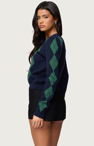 Farren Argyle Cardigan image number 3