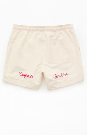 Pebble Applique 4.5" Swim Trunks image number 2