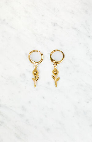 Rose Bud Earrings image number 1