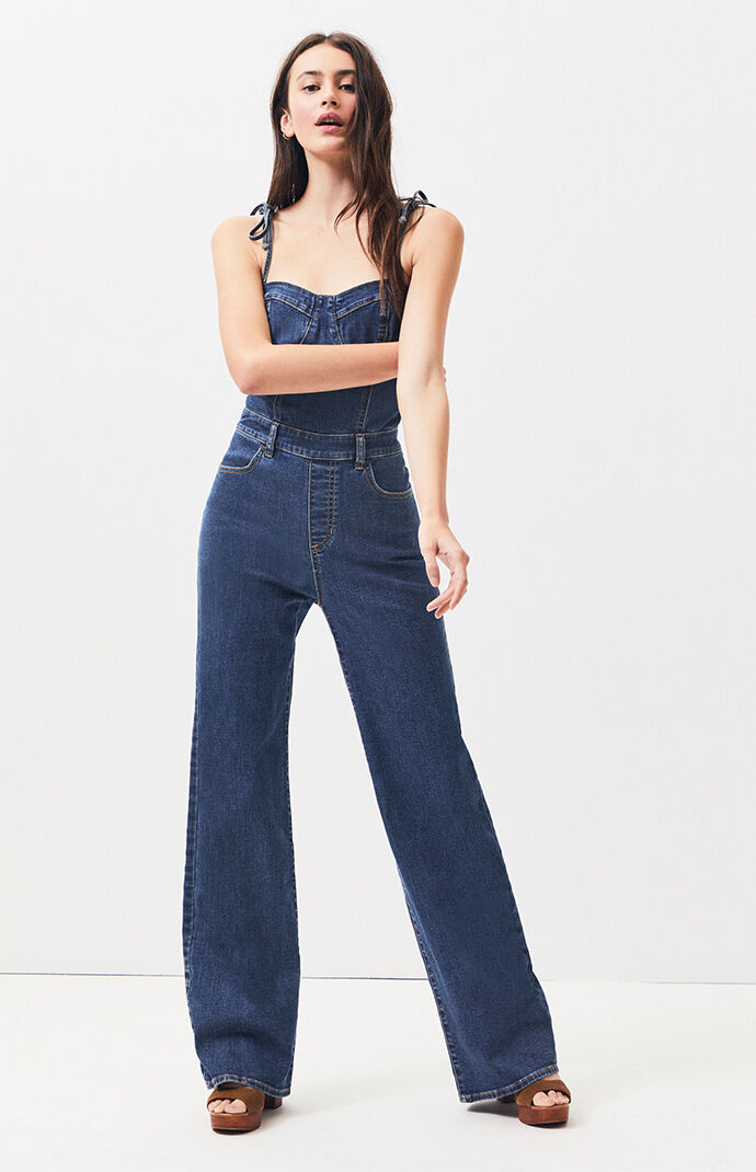 next denim jumpsuit