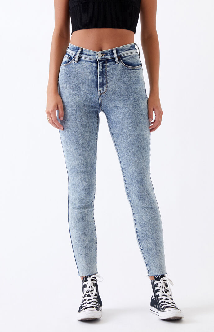 PacSun Light Acid High Waisted Jeggings PacSun