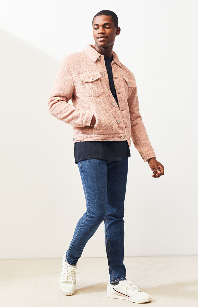 pacsun pink denim jacket