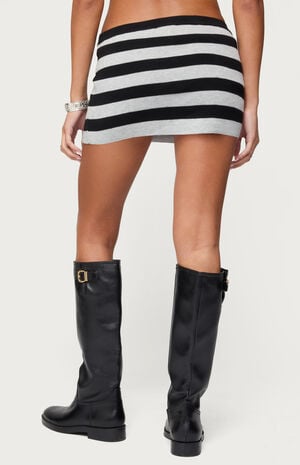 Kezia Striped Knit Mini Skort image number 3