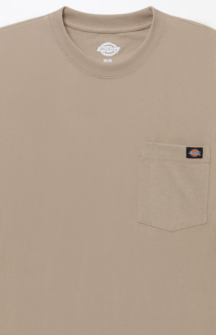 Tan Heavyweight Pocket T-Shirt