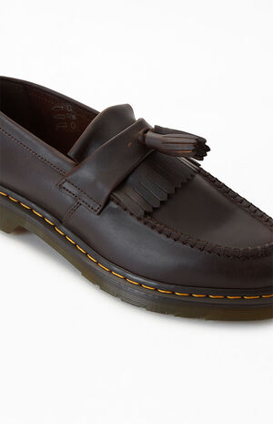 Adrian Crazy Horse Leather Tassel Loafers image number 6