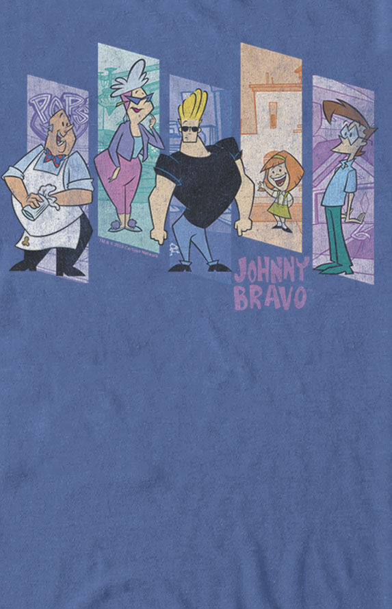Johnny Bravo Group T Shirt PacSun