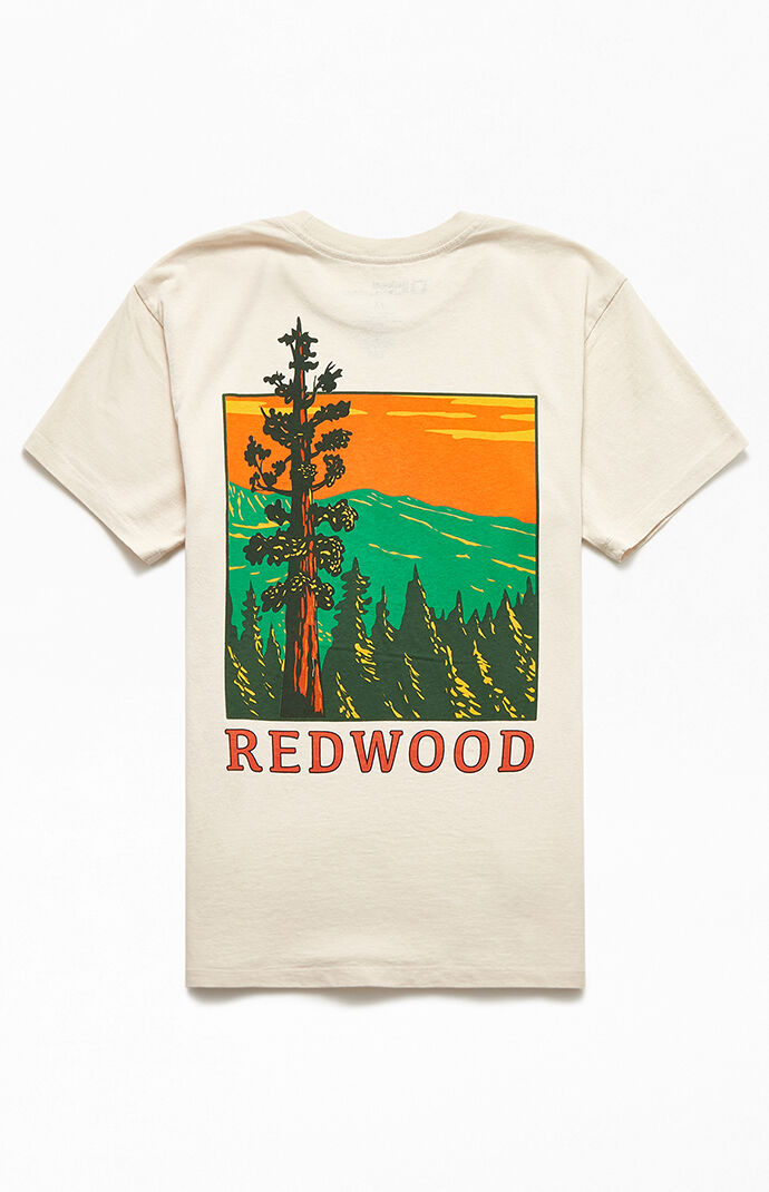 Red wood t discount shirt