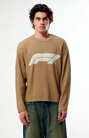 x Pacsun Ribbed Knit Crew Neck Sweater image number 3