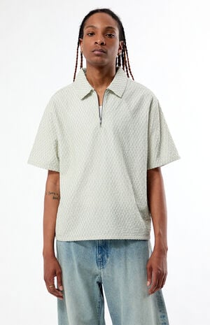 Nomad Green Quarter Zip Shirt image number 1