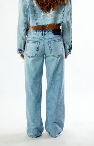 OBX Low Rise Baggy Jeans image number 4