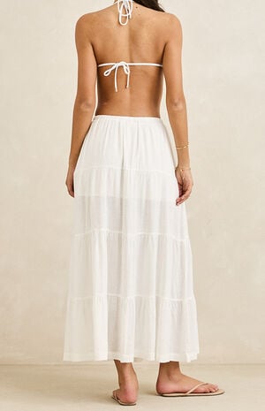 Classic Tiered Maxi Skirt image number 4