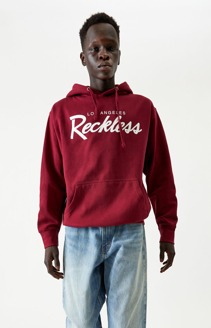 Burgundy OG Reckless Hoodie
