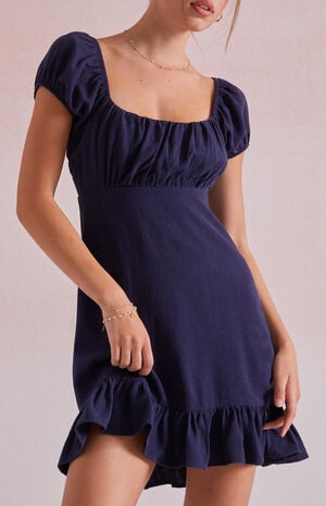 Camille Tie Back Mini Dress image number 5