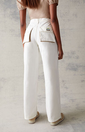 Off White Utility Baggy Pants image number 5