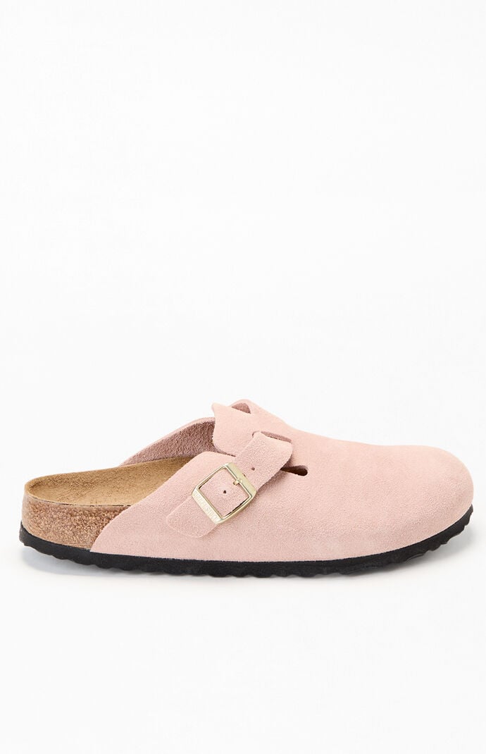 Birkenstock Women's Boston Soft Footbed Clogs Light Rose | Pacsun