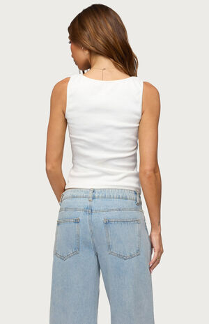 Natash Button Tank Top image number 3