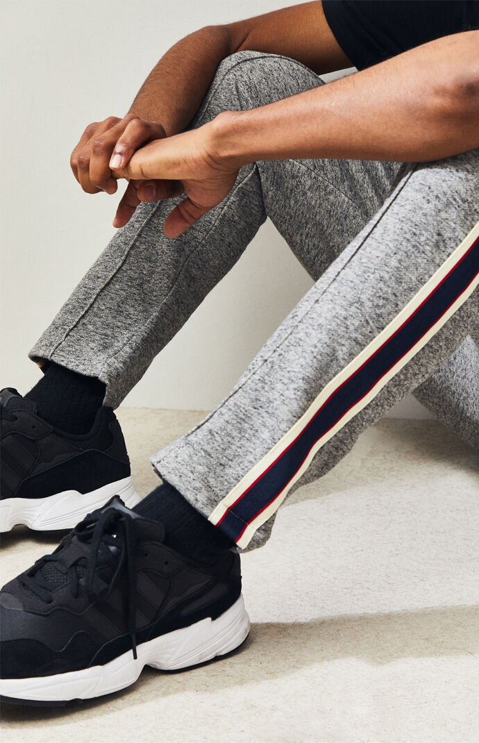 French Terry Side Stripe Track Pants