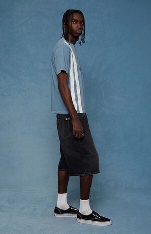 Austin Extreme&nbsp;Baggy Denim Shorts&nbsp;Washed Black image number 2