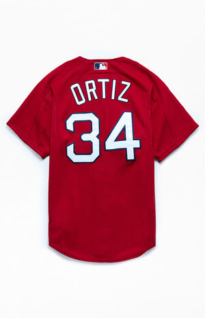 Mitchell & Ness Red Sox Ortiz 34 Baseball Jersey