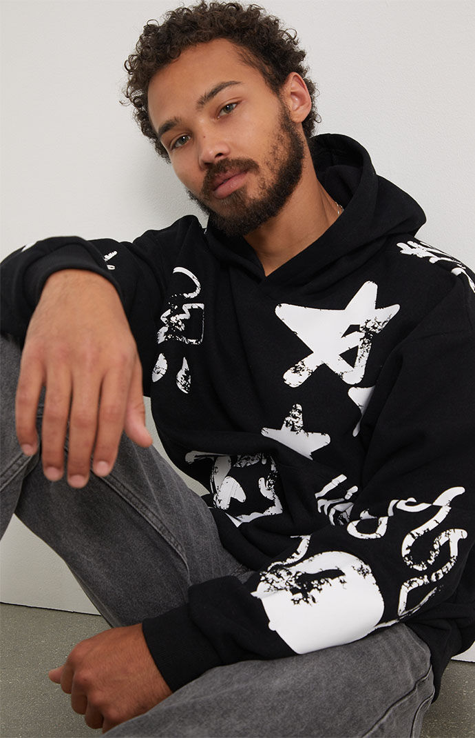 Pacsun paradise chaos art hoodie best sale