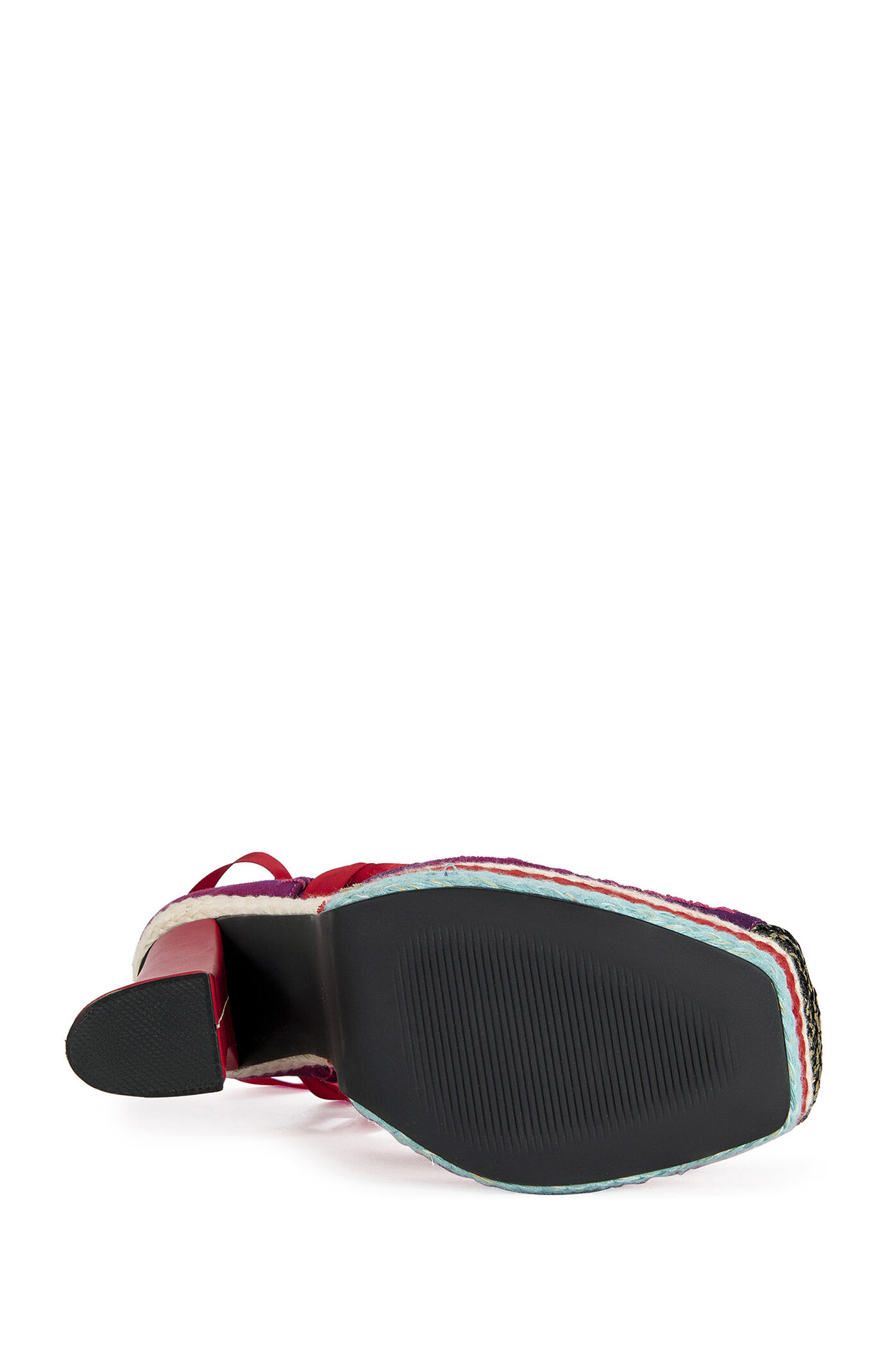 AZALEA WANG Women's Fonteyn Red Ballerina Platform Sandals